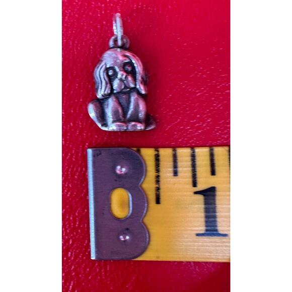 James Avery Retired Shaggy Spaniel Dog Sterling Silver Charm Cleaned & Polished - Picture 6 of 8